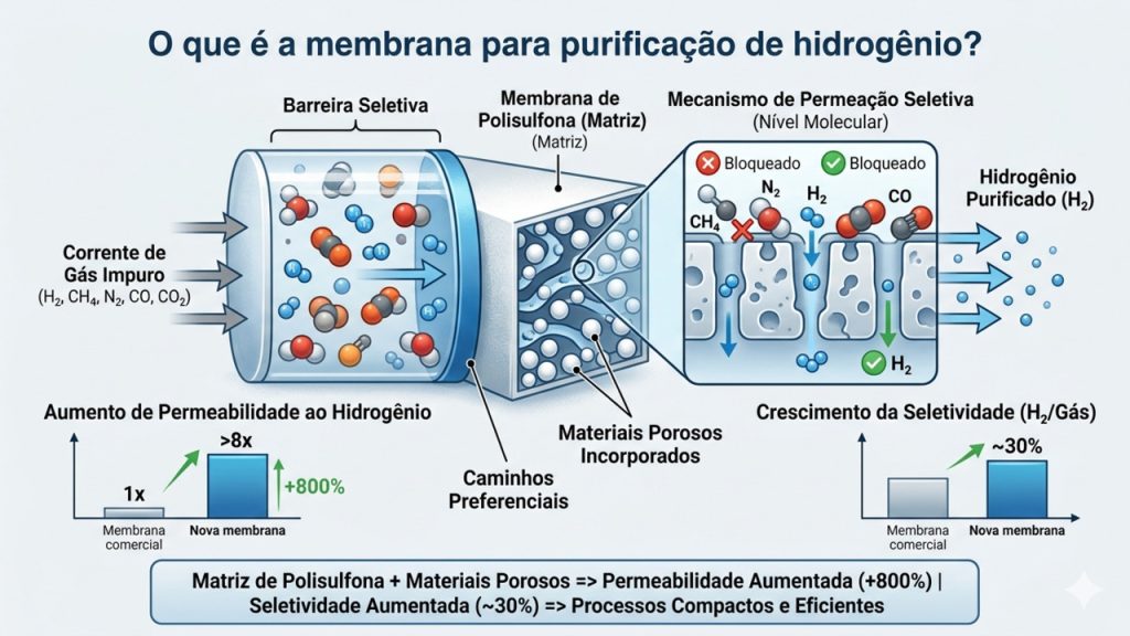 purificação de hidrogênio 
