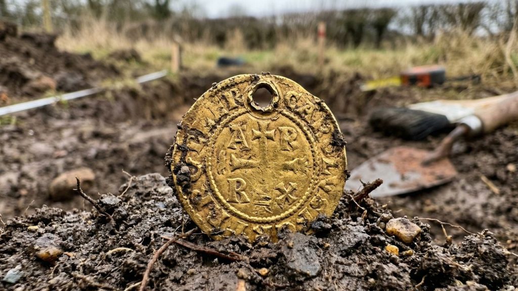 Moedas de ouro encontradas na Inglaterra evocam memórias da histórica invasão viking do ano de 816