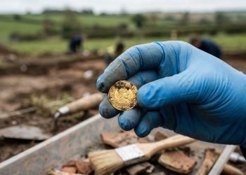 Moedas de ouro encontradas na Inglaterra evocam memórias da histórica invasão viking do ano de 816