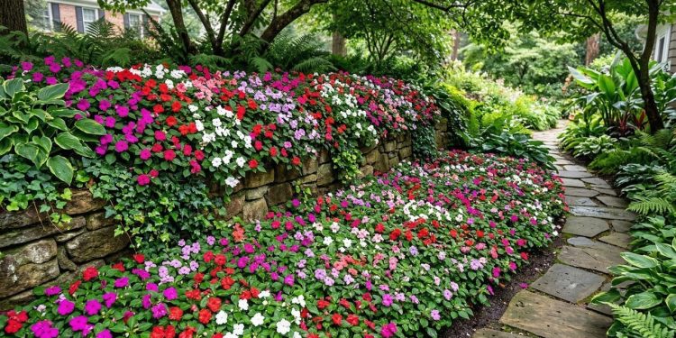 Se você tem aquele espaço difícil no jardim onde nada parece crescer, a maria-sem-vergonha é a solução definitiva para trazer cor imediata