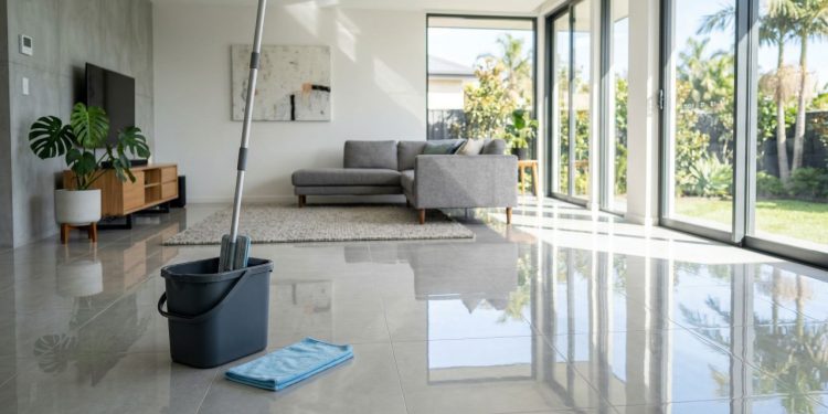 Basta uma pequena quantidade desses dois ingredientes e os pisos de porcelanato ficarão brilhando por horas