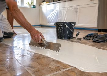Como fazer um piso de "porcelanato líquido" para a cozinha