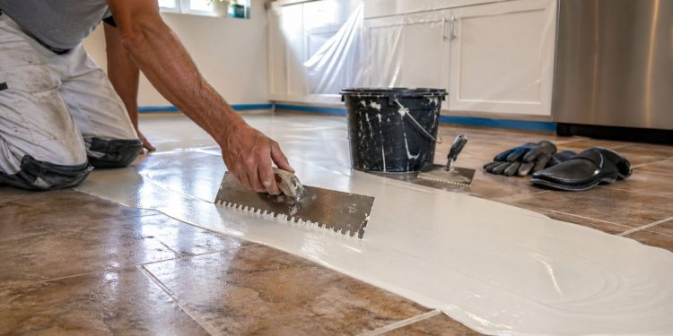 Como fazer um piso de "porcelanato líquido" para a cozinha