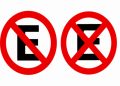 Você sabe o que significa a placa com um “X” vermelho sobre o E? Muitos motoristas confundem e acabam sendo multados