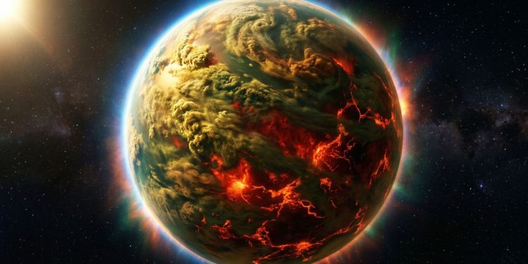Um planeta "fedorento" banhado por um oceano de magma: planeta recém-descoberto desafia a ciência