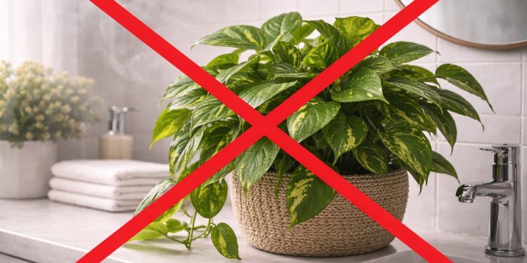 Nem jiboia nem samambaia: essa planta absorve a umidade, previne o mofo e deixa o banheiro super luxuoso