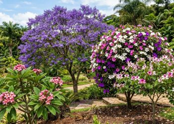 Quatro árvores ideais para jardins urbanos que não levantam o piso, não sujam o chão e embelezam a fachada