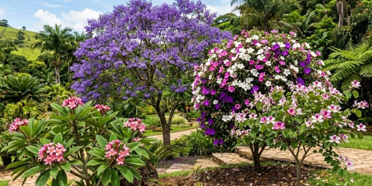 As árvores certas, por outro lado, oferecem sombra generosa, flores vistosas e convivem bem com pisos e construções por décadas