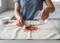 Como remover uma mancha de sangue de roupas, lençóis ou colchão?