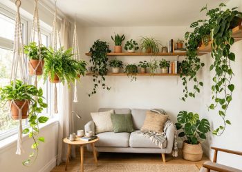 Plantas suspensas ideais para espaços pequenos que transformam completamente o ambiente