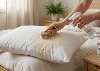 Como remover manchas amarelas do seu travesseiro sem esforço e sem gastar com produtos caros