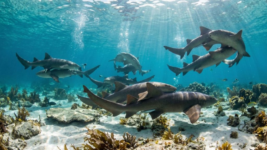 Mais de 100 tubarões-de-fundo nas costas do Rio Negro e o motivo é impressionante