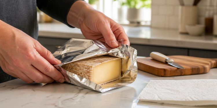 Embrulhar queijo em papel alumínio: para que serve e por que especialistas recomendam