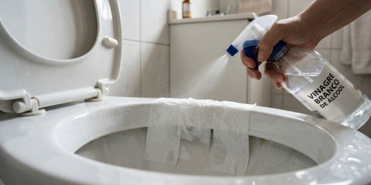 Mergulhar papel higiênico em vinagre: por que é frequentemente recomendado e para que serve
