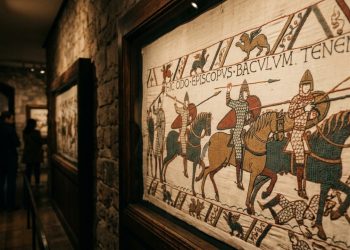 Uma tapeçaria de 70 metros está fazendo historiadores revisitarem a conquista da Inglaterra