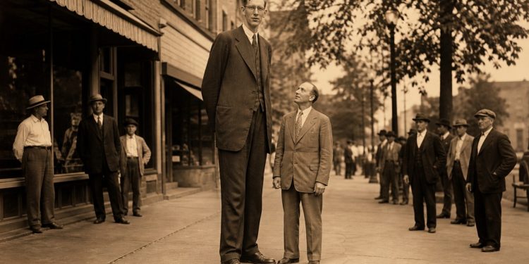 Qual foi a altura de Robert Wadlow, o maior homem de todos os tempos?