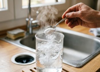 Misturar bicarbonato com água fervente: para que serve e por que é um bom método para limpar ralos entupidos