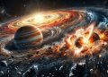 Cientistas descobriram uma gigantesca “fábrica planetária” escondida além de Júpiter
