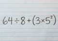 Resolver “64 ÷ 8 + (3 × 5²)” parece fácil… até o cérebro decidir sabotar você