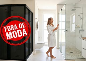 Adeus ao box escuro no banheiro, a solução que deixa o ambiente mais leve e elegante está ganhando espaço