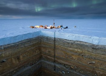 Cientistas extraem da Antártida o maior núcleo de sedimentos já obtido sob uma camada de gelo na história