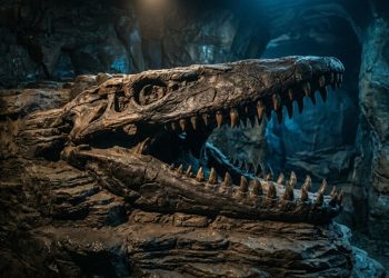 Fósseis encontrados no Texas revelam gigantesco predador marinho desconhecido apelidado de “T-Rex marinho”