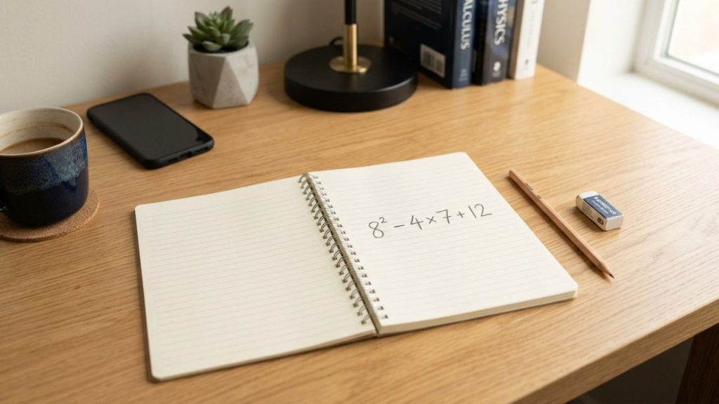 Muita gente erra a equação 8² – 4 × 7 + 12 por excesso de confiança