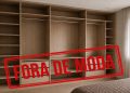 Mini closet embutido virou solução favorita para quartos pequenos