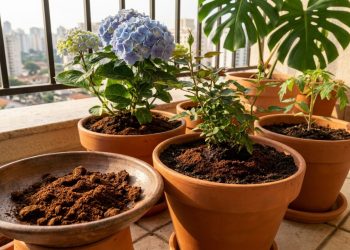 Borra de café nas plantas: para que serve, quais espécies gostam e o erro que pode matar suas mudas