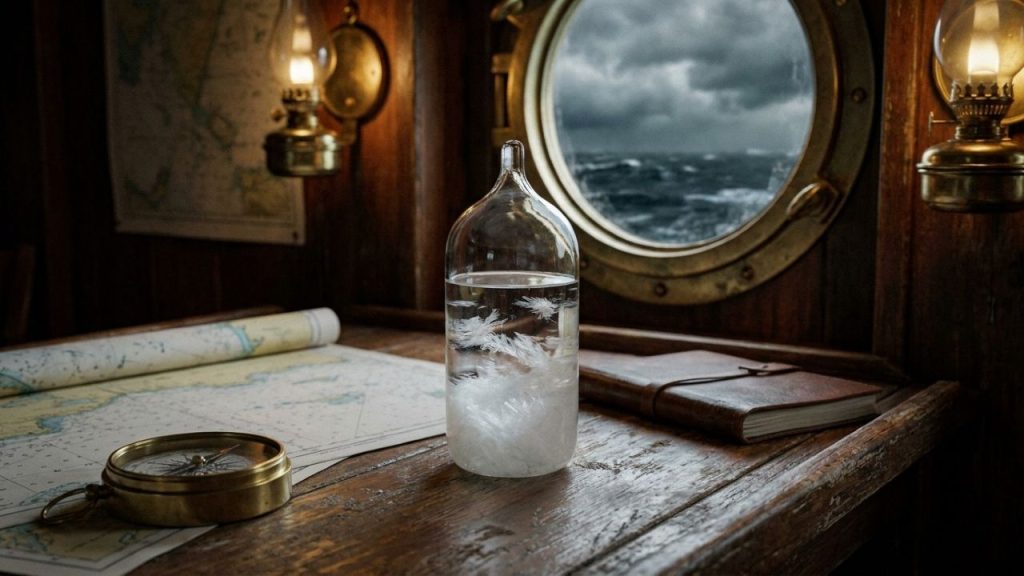 Como navegadores do século XIX conseguiam prever chuva e tempestades usando um simples recipiente químico
