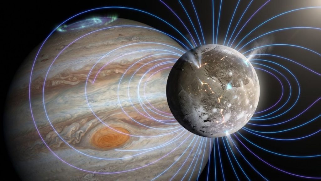 A gigantesca Ganimedes, lua de Júpiter, pode estar “em chamas” por dentro, revelam cientistas