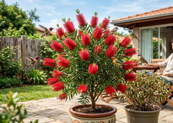 Troque a planta que só ocupa espaço por esta árvore compacta que dá flores, atrai beija-flores e tem presença o ano inteiro