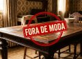 A mesa de jantar tradicional está fora de moda