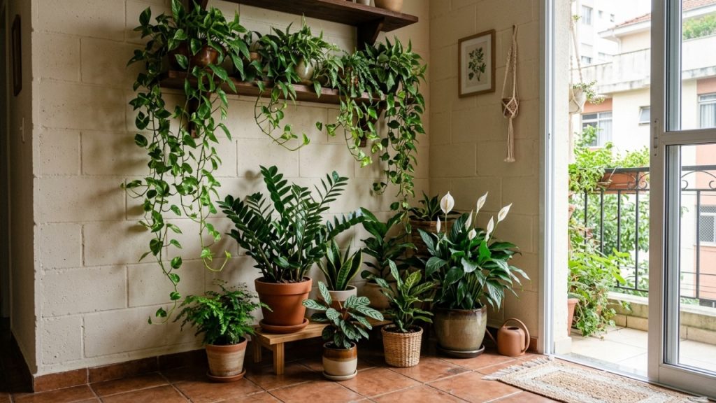 Escolher e cuidar de folhagens resistentes que sobrevivem em ambientes fechados e com pouca luz