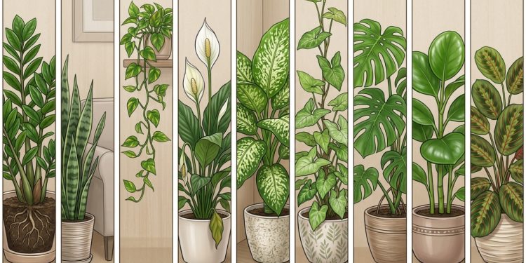 Escolher e cuidar de folhagens resistentes que sobrevivem em ambientes fechados e com pouca luz