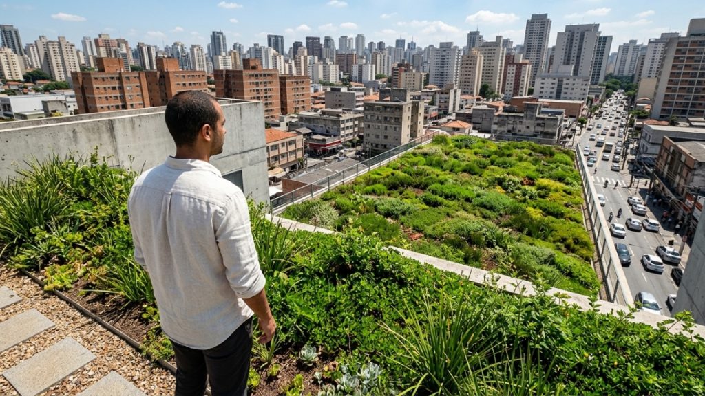 Leis que obrigam telhados verdes em novos edifícios na França, Alemanha e Japão
