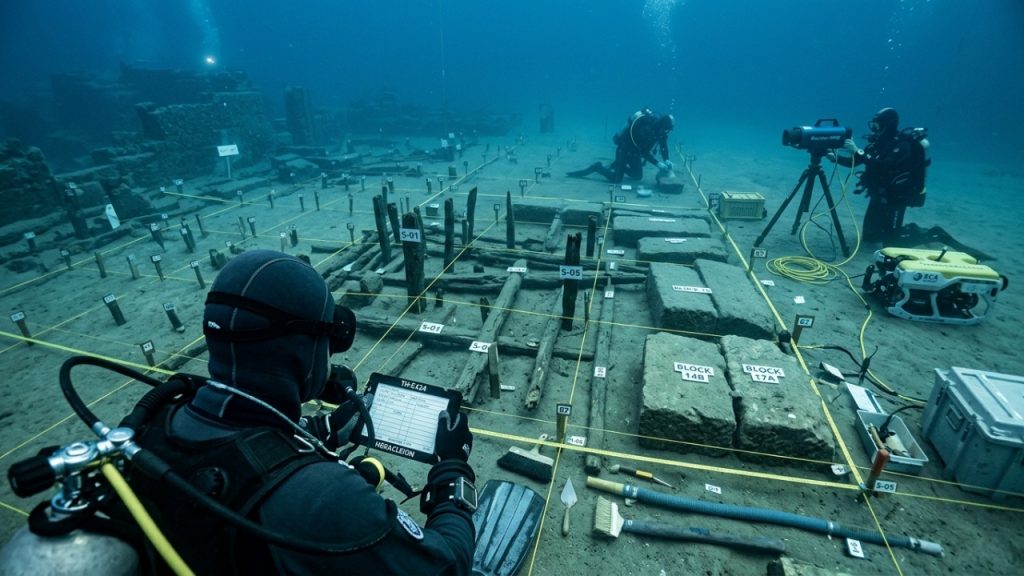 Descoberta de dezenas de navios antigos em Thonis-Heracleion
