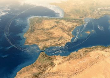 Com placas se aproximando até 6 milímetros por ano, a Península Ibérica revela uma rotação escondida no mapa
