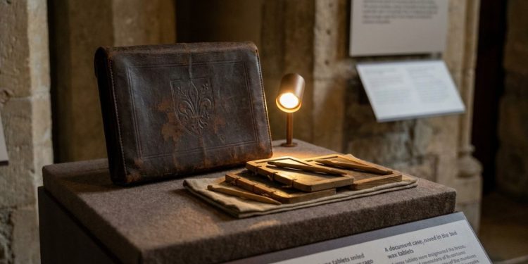 Arqueólogos encontram caderno medieval de 800 anos preservado dentro de uma antiga privada