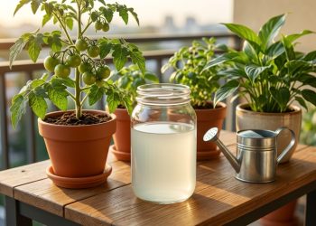 A regra 9 por 1 do leite com água que jardineiros usam para nutrir plantas sem atrair moscas nem mau cheiro