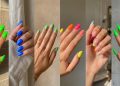 Seis estilos de unhas neon para usar em 2026 sem perder elegância nem exagerar no visual