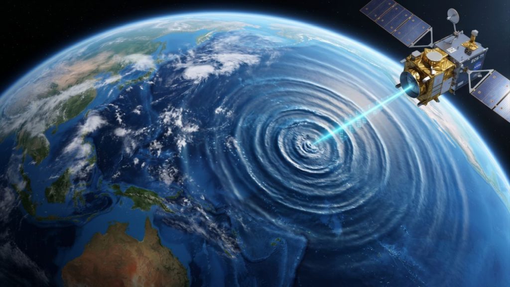 Pela primeira vez, um tsunami gigante é registrado em alta resolução pela NASA