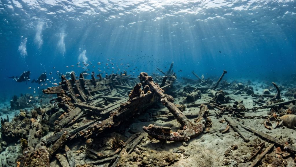 O cemitério de navios que guarda 2.500 anos de história e pode desaparecer