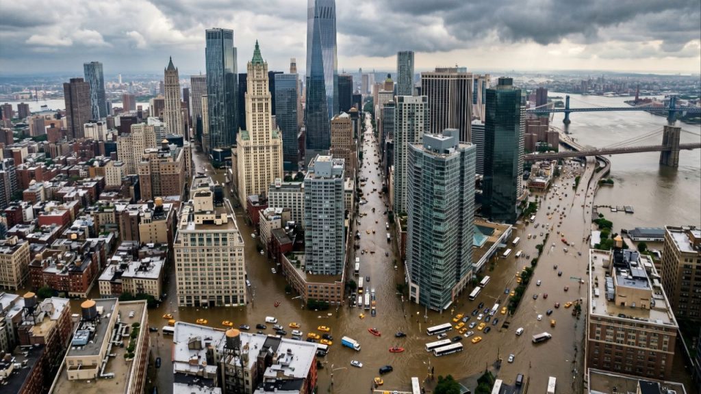 Nova York e outras sete cidades dos EUA à beira de 'inundações extremas'