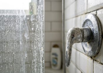 Como limpar o banheiro para remover todo o calcário e mofo