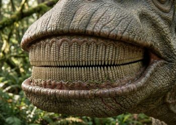 O misterioso dinossauro de 500 dentes possuía uma das bocas mais bizarras já vistas na pré-história