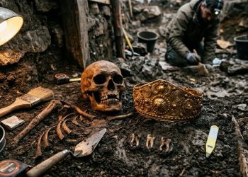 A tumba de 4.600 anos com um diadema de ouro e três dentes que se tornou uma das descobertas mais intrigantes dos últimos anos