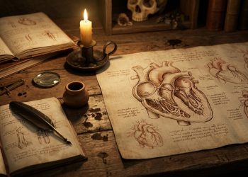 Quinhentos anos depois, cientistas finalmente entenderam o mistério do coração desenhado por Leonardo da Vinci