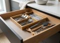 Forre o fundo das gavetas da cozinha com papel contact: por que os organizadores recomendam esse método