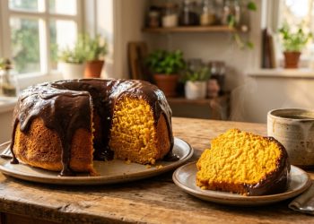 A receita de bolo de cenoura que fica fofinha, macia e irresistível em qualquer ocasião